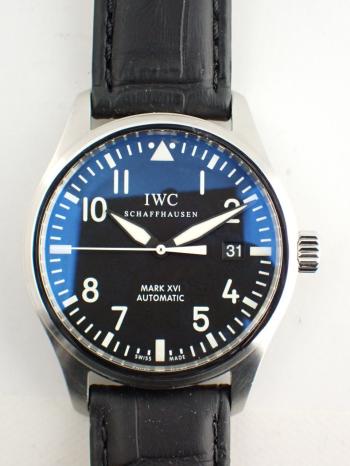 IWC パイロットウォッチ マーク16 ブラック文字盤 IW325501 新品仕上げ済