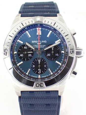 ブライトリング クロノマット B01 クロノグラフ 42mm ブルー AB0134101C1S1(AB0134)新品