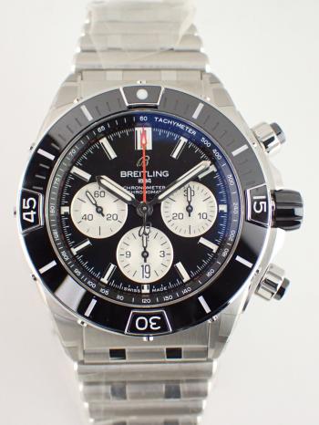 ブライトリング スーパークロノマット B01 44mm ブラック文字盤 AB0136251B1A1(AB0136) 新品