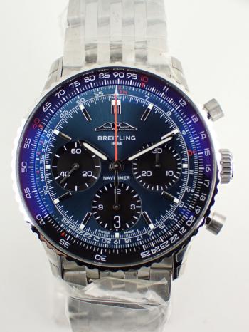 ブライトリング ナビタイマー B01 クロノグラフ 41 ブルー文字盤 AB0139241C1A1(AB0139) 新品