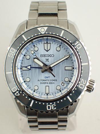 セイコー プロスペックス セイコー腕時計110周年記念 Save The Ocean 1968 メカニカルダイバーズ 限定 GMT SBEJ013(6R54-00C0)中古美品