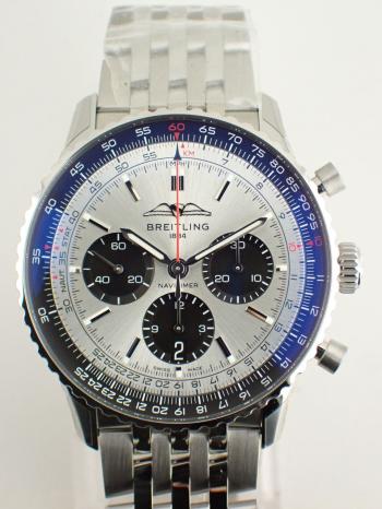 ブライトリング ナビタイマー B01 43 シルバー メンズ AB0138241G1A1(AB0138)新品