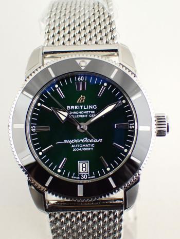 ブライトリング スーパーオーシャン ヘリテージ B20 グリーン AB2010121L1A1(AB2010)新品