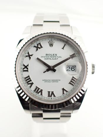 ロレックス デイトジャスト 41 ホワイト 126334 中古美品