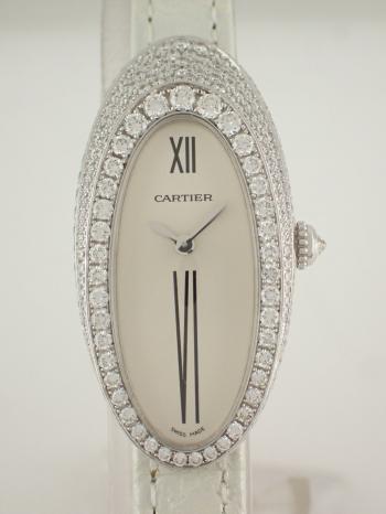 カルティエ アルシオン ケースベゼルダイヤ クォーツ レディース WJ300431 中古美品