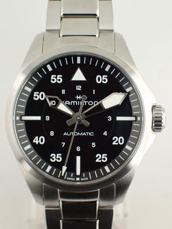 ハミルトンカーキ アビエーション パイロット オート 36mm H76215130 新品
