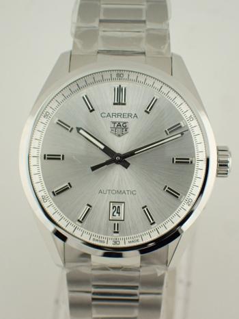 タグホイヤー カレラ デイト シルバー メンズ WBN2111.BA0639 新品