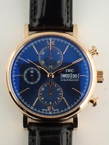 IWC ポートフィノ クロノグラフ 18Kレッドゴールド デイデイト IW391035 新品