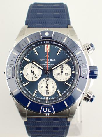 ブライトリング スーパークロノマット B01 44 ブルー AB0136161C1S1(AB0136) 新品