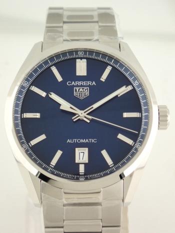 タグホイヤー カレラ キャリバー5 オートマチック ブルー WBN2112.BA0639 新品