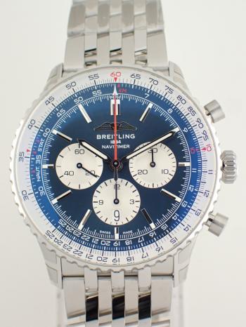 ブライトリング ナビタイマー B01 クロノグラフ 46 ブルー AB0137211C1A1(AB0137) 新品