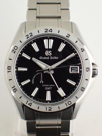 グランドセイコー エボリューション9コレクション スプリングドライブGMT ブラック メンズ SBGE283(9R66-0BJ0)新品