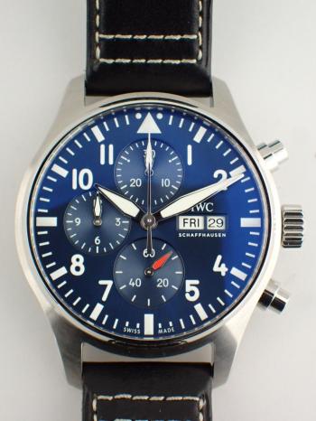 IWC パイロットウォッチ クロノグラフ デイデイト カーフスキンストラップ  IW378003 新品