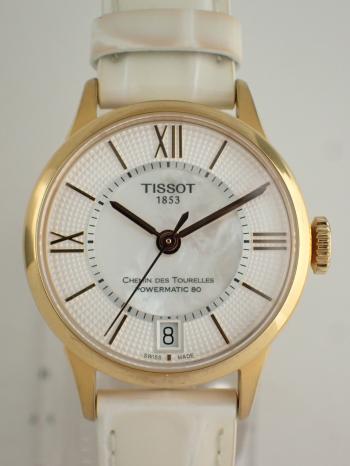 ティソ シュマン・デ・トゥレル オートマティック レディ T099.207.36.118.00 中古美品