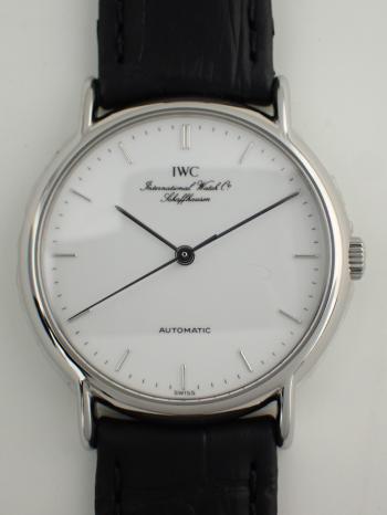IWC ポートフィノ オートマチック ホワイト文字盤 生産終了IW3514 新品仕上げ済