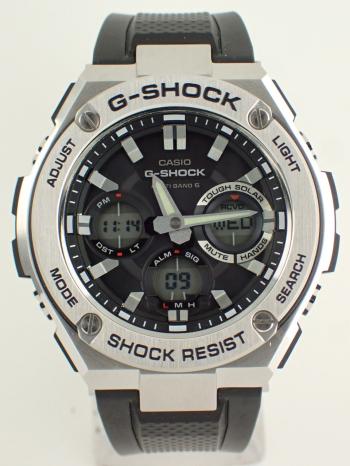 カシオ G-SHOCK デジアナ GST-W110-1AJF 中古美品