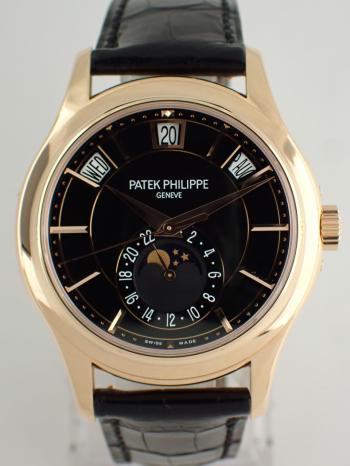 パテックフィリップ コンプリケーション アニュアルカレンダー ブラック 5205R-010 中古美品