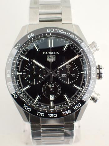 タグホイヤー カレラ キャリバーホイヤー02 ブラック 44mm CBN2A1B.BA0643 新品