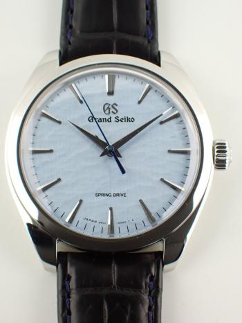 グランドセイコー エレガンスコレクション 手巻きスプリングドライブ 御神渡り ブルー SBGY007(9R31-0AD0) 新品