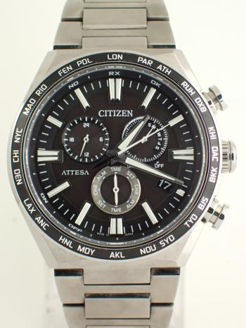 シチズン アテッサ ACT Line  スーパーチタニウムブラック文字盤 CB5966-69E(E660-007C801) 中古美品