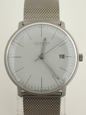 ユンハンス マックスビル チタニウム 多周波電波式ソーラームーブメント 059.2022.46 新品