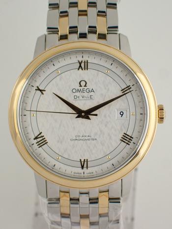 オメガ デヴィル プレステージ コンビ コーアクシャル クロノメーター 424.20.40.20.02.001 新品