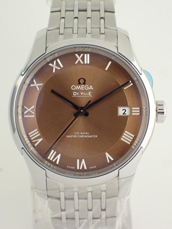 オメガ デヴィル アワービジョン コーアクシャル マスター クロノメーター 433.10.41.21.10.001新品