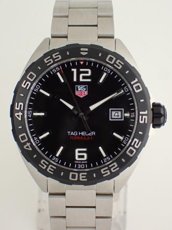 タグホイヤー フォーミュラ1 クォーツ ブラック メンズ WAZ1110.BA0875 新品