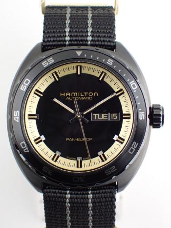 ハミルトン アメリカンクラシック パンユーロ ブラック H35425730 新品