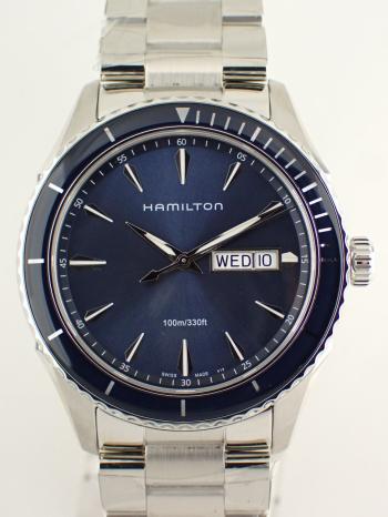 ハミルトン ジャズマスター シービュー デイデイト ブルー H37551141 新品
