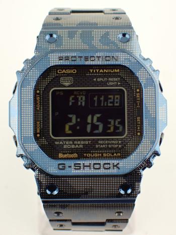 カシオ Gショック カモフラージュ フルメタル 電波ソーラー GMW-B5000TCF-2JR 中古美品