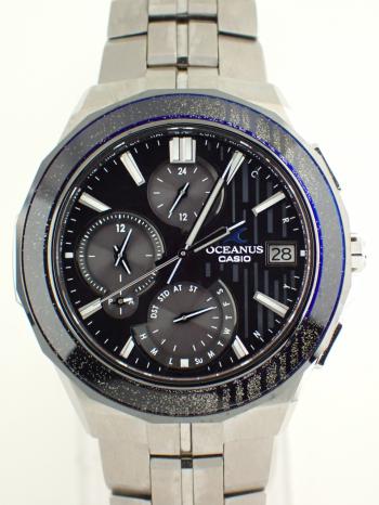 カシオ オシアナス マンタ S5000シリーズ 蒔絵 数量限定 OCW-S5000MB-1AJF 中古美品