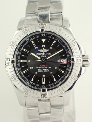 ブライトリング コルト ブラックダイヤル デイト A178B84PRS(A17380)新品仕上げ済