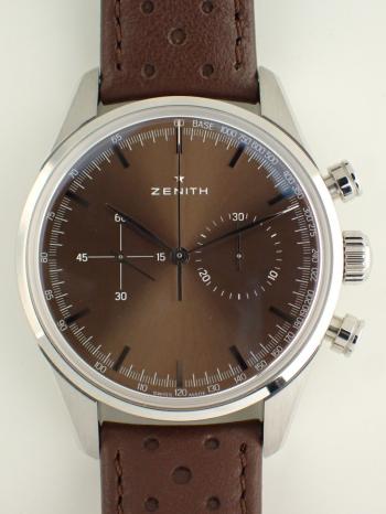 ゼニス クロノマスター ヘリテージ 146 カーフレザーベルト03.2150.4069/75.C806 新品