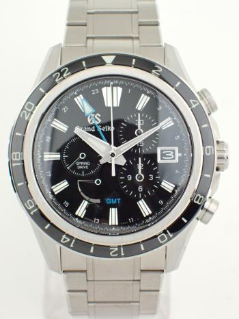 グランドセイコー エボリューション9コレクション スプリングドライブ クロノグラフ GMT ブラック SBGC251(9R86-0AP0) 新品