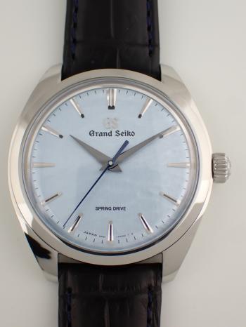 グランドセイコー エレガンスコレクション 手巻きスプリングドライブ 御神渡りブルー SBGY007(9R31-0AD0)新品