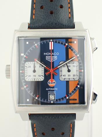 タグホイヤー モナコ キャリバー11 ガルフスペシャルエディション CAW211R.FC6401 新品仕上げ済