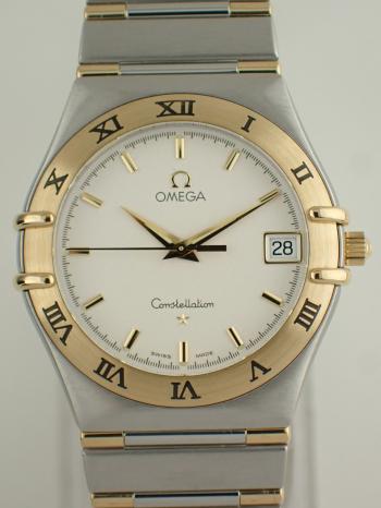オメガコンステレーション イエローゴールド×ステンレススチール ハーフバー 1312.30.00 新品仕上げ済