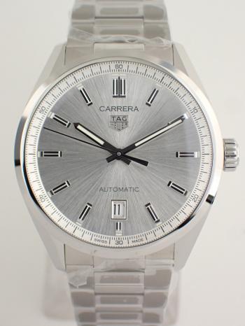 タグホイヤー カレラ キャリバー5 デイト シルバー メンズ WBN2111.BA0639新品