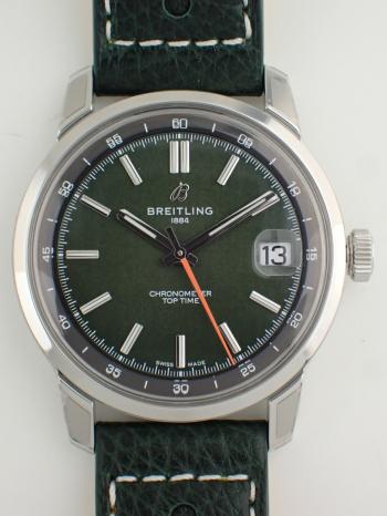 ブライトリング トップタイム B31 38mm グリーン AB3113171L1X1(AB3113)新品