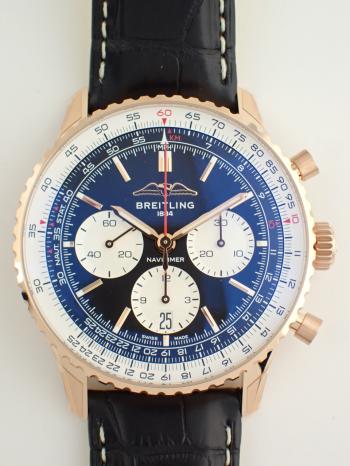 ブライトリング ナビタイマー B01 クロノグラフ 43 18KRG RB0138211B1P1(RB0138)新品