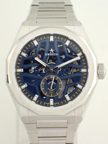 ゼニスデファイ スカイライン スケルトン ブルー 03.9300.3620/79.I001 新品