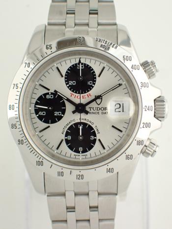 チューダー クロノタイム ブラック文字盤 デイト メンズ79280P 新品仕上げ済