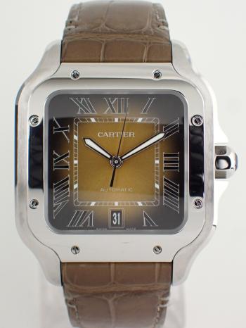 カルティエ サントス ドゥ カルティエ LM オートマチック WSSA0004 新品仕上げ済