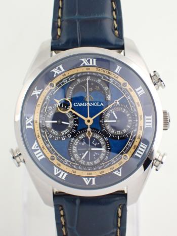 シチズン カンパノラ グランドコンプリケーション 20周年記念 蒼波(そうは) 数量限定 AH4086-13L(6772-A1CJN01) 中古美品