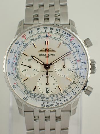 ブライトリング ナビタイマー B01 クロノグラフ 41 オパーリンホワイト AB0139211G1A1(AB0139) 新品