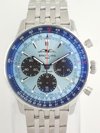 ブライトリング ナビタイマー B01 クロノグラフ 43 アイスブルー AB0138241C1A1(AB0138) 新品