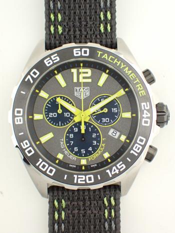 タグホイヤー フォーミュラ1 クロノグラフ クオーツ ナイロンベルト CAZ101AG.FC8304 新品