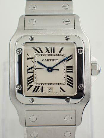 カルティエ サントス ガルベ LM クォーツ W20060D6 新品仕上げ済