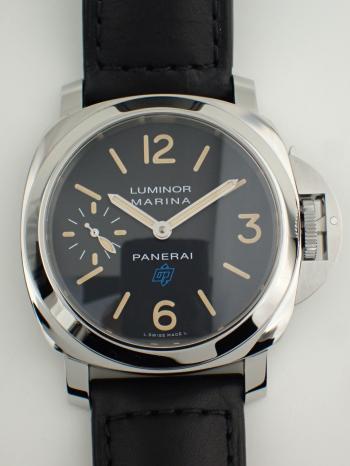 パネライ ルミノールマリーナ T番 ロゴ アッチャイオ ブラック文字盤 PAM00631 新品仕上げ済